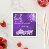 Disco Bal, Prinses Koets & Paarden Sweet 16 Servetten (Insitu)