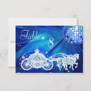 Disco Bal, Prinsessen Koets & Paarden Dubbelzijdig Kaart
