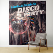 Disco Bal Retro 1970s | Feest Achtergrond Wandkleed (In situ)