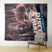 Disco Bal Retro Jaren 70 | Feest Achtergrond Wandkleed (In Situ (horizontaal))
