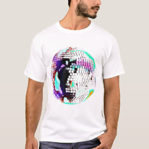 Disco Bal Retro Neon Jaren 70 80 T-Shirt