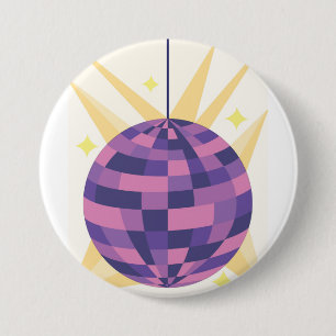 Disco Bal Ronde Button 7,6 Cm