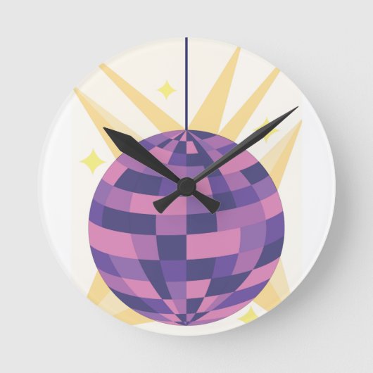 Disco Bal Ronde Klok (Voorkant)