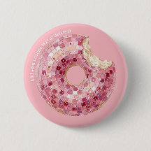 Disco Bal Roze Strooide Donut Verjaardagsfeest Fav