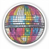 disco bal sticker (Voorkant)
