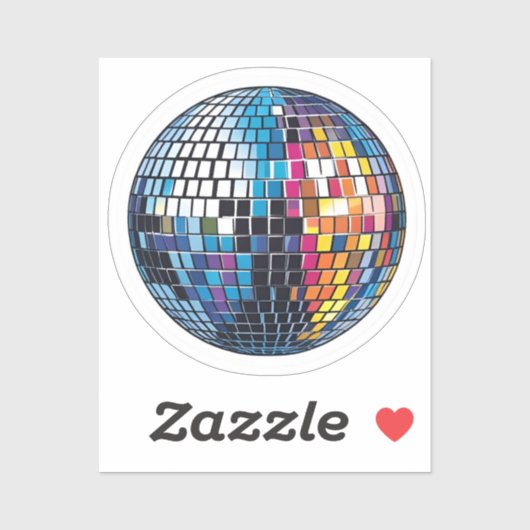 disco bal sticker (Vel)