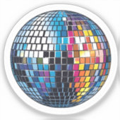 disco bal sticker (Voorkant)