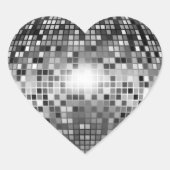 DISCO BALK HART STICKER (Voorkant)