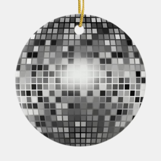 DISCO BALK KERAMISCH ORNAMENT (Voorkant)