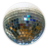 Disco Ball 2D-afbeelding Keramische Knop (Voorkant)