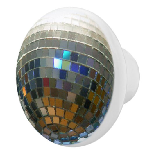 Disco Ball 2D-afbeelding Keramische Knop (Rechts)