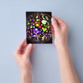 disco-ball-381907 COLORFUL BOHEK MUSIC PARTY CIRC Flyer (Hand)