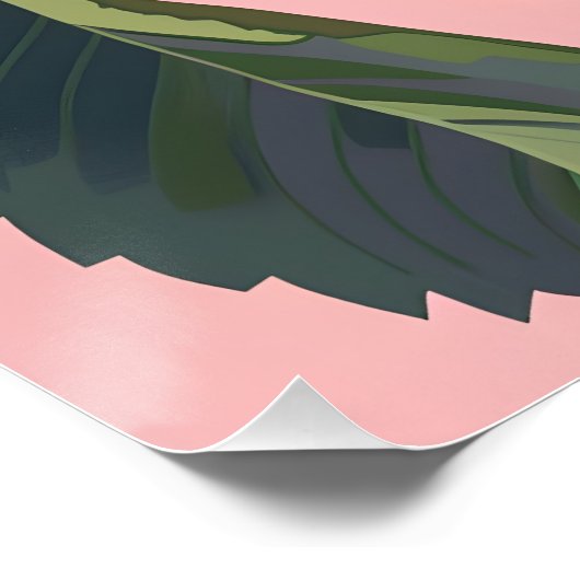 Disco Ball Aardbeien Poster Wall Print (Hoek)