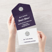 Disco Ball All In One Uitnodiging (Afscheurbaar)