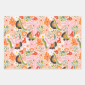 Disco ball and vinyl records x retro vibes inpakpapier vel (Voorkant)