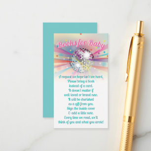 Disco Ball Baby shower Boeken voor Baby Kaarten