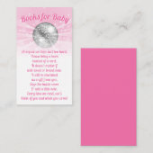 Disco Ball Baby shower Boeken voor Baby Kaarten (Voorkant / Achterkant)