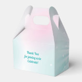 Disco Ball Baby shower Groovy Bedankdoosjes (Achterkant)