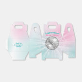 Disco Ball Baby shower Groovy Bedankdoosjes (Uitgevouwen)