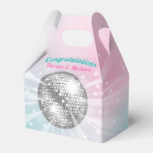 Disco Ball Baby shower Groovy Bedankdoosjes (Voorkant Zijde)