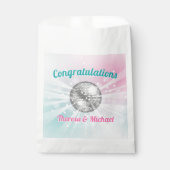 Disco Ball Baby shower Groovy Bedankzakje (Voorkant)