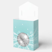 Disco Ball Baby shower Groovy Blue Boy Bedankdoosjes (Geopend)