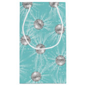 Disco Ball Baby shower Groovy Blue Boy Klein Cadeauzakje (Achterkant)