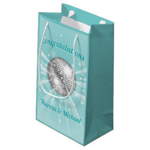 Disco Ball Baby shower Groovy Blue Boy Klein Cadeauzakje