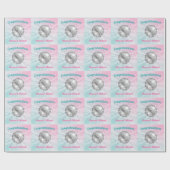 Disco Ball Baby shower Groovy Cadeaupapier (Vlak)