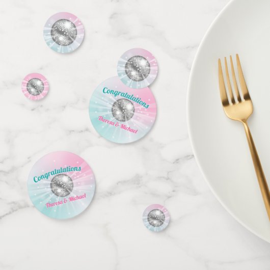 Disco Ball Baby shower Groovy Confetti (Groep)