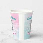 Disco Ball Baby shower Groovy Papieren Bekers (Rechts)