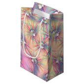 Disco Ball Baby shower Groovy Pastel Rainbow Klein Cadeauzakje (Voorkant Gekanteld)