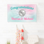 Disco Ball Baby shower Groovy Spandoek (Insitu)
