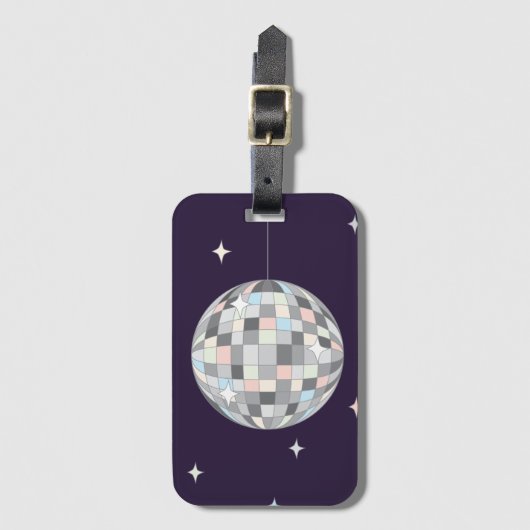 Disco Ball - Bagagelabel (Voorkant (verticaal))