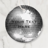 Disco Ball Bedankjes Labels (Achterkant)