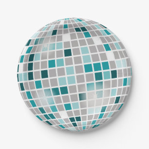 Disco Ball Birthday Party Paper Bord Cake