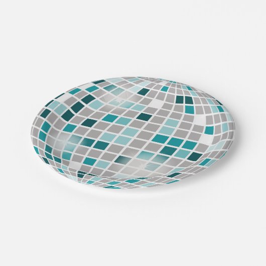 Disco Ball Birthday Party Paper Bord Cake (Gekanteld)