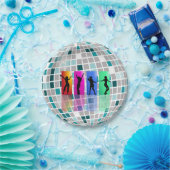 Disco Ball Birthday Party Paper Bord Cake (Feest)