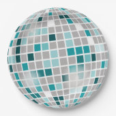 Disco Ball Birthday Party Paper Borden Papieren Bordje (Voorkant)