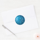 Disco Ball Blue Sticker (Envelop)