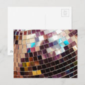 Disco Ball Briefkaart (Voorkant / Achterkant)