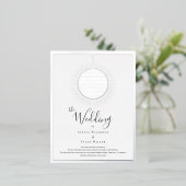 Disco Ball Bruiloft Folie Uitnodiging Briefkaart (Staand Voorkant)