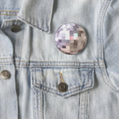 DISCO BALL-Button Ronde Button 5,7 Cm (In situ)