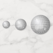 Disco Ball Confetti Gepersonaliseerde Groovy Paars (Voorkanten)