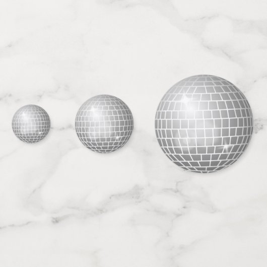 Disco Ball Confetti Gepersonaliseerde Groovy Paars (Voorkanten)