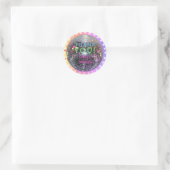 Disco Ball Dance Verjaardag Retro 70s Disco Party Ronde Sticker (Tas)