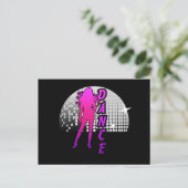 Disco Ball Dancer. Briefkaart (Staand voorkant)