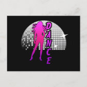 Disco Ball Dancer. Briefkaart (Voorkant)
