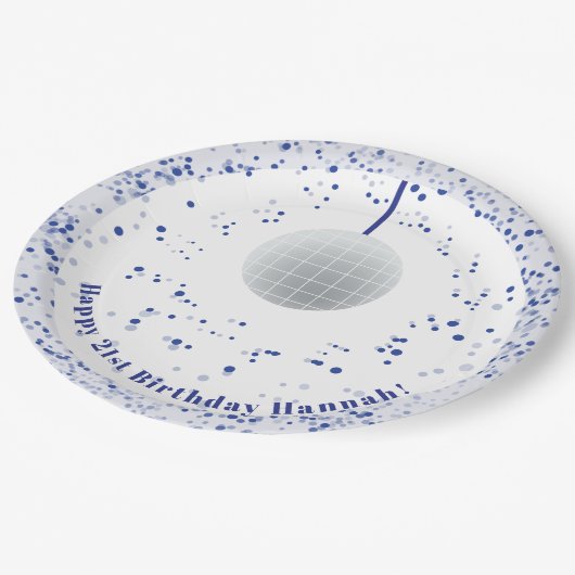 Disco Ball Dancer Papieren Bordje (Gekanteld)