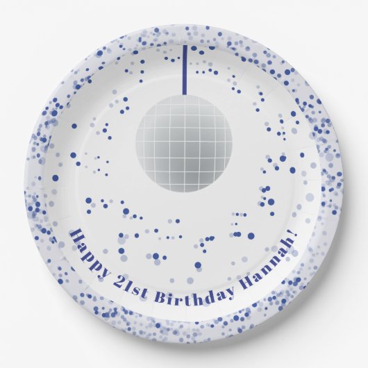 Disco Ball Dancer Papieren Bordje (Voorkant)